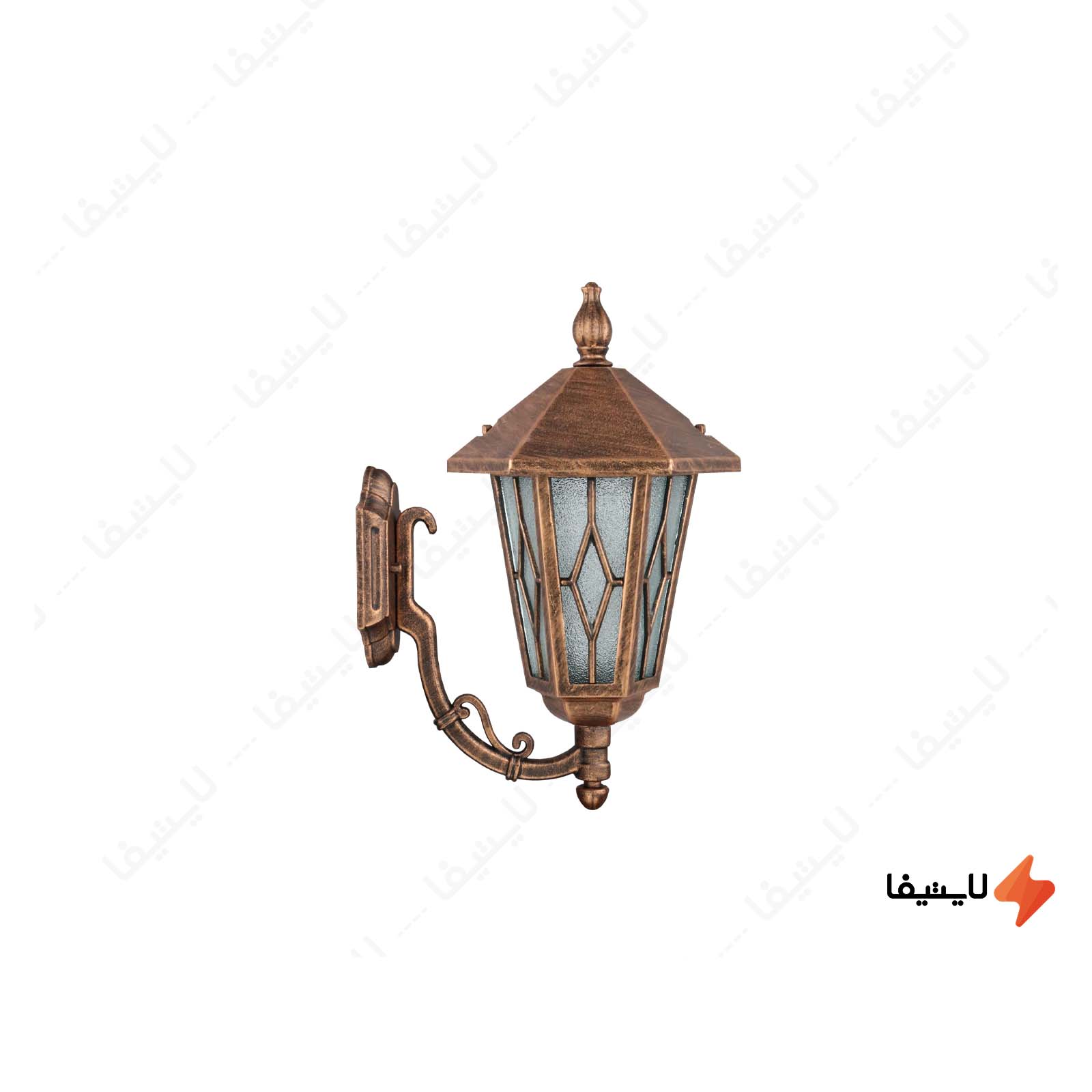 چراغ دیواری پارکی تکشیدفام مدل ویک چراغ-دیواری-پارکی-تکشیدفام-مدل-ویکتور-کد-7601-16