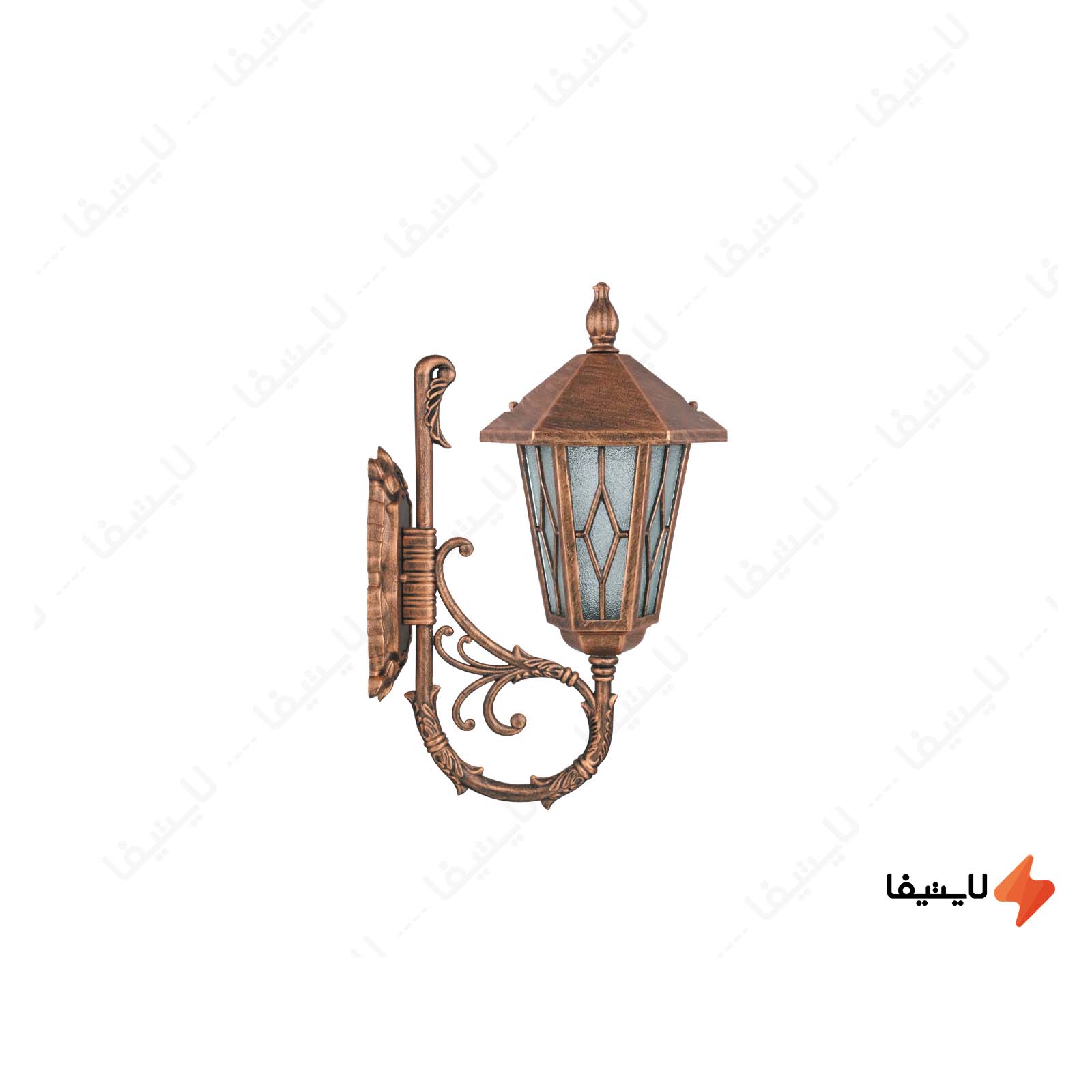 چراغ دیواری پارکی تکشیدفام مدل ویک چراغ-دیواری-پارکی-تکشیدفام-مدل-ویکتور-کد-7603-16