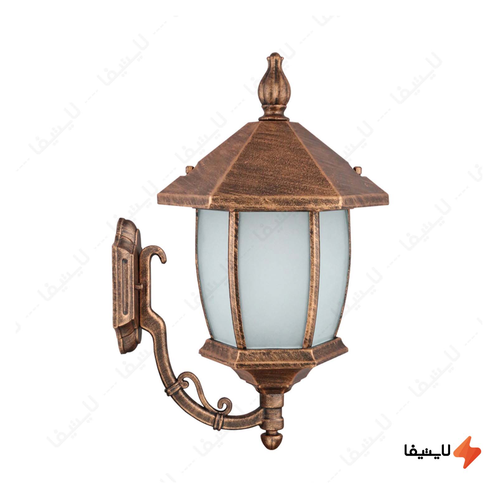 چراغ دیواری پارکی تکشیدفام مدل ویک چراغ-دیواری-پارکی-تکشیدفام-مدل-ویکتوریا-خمره-ای-کد-8101-16