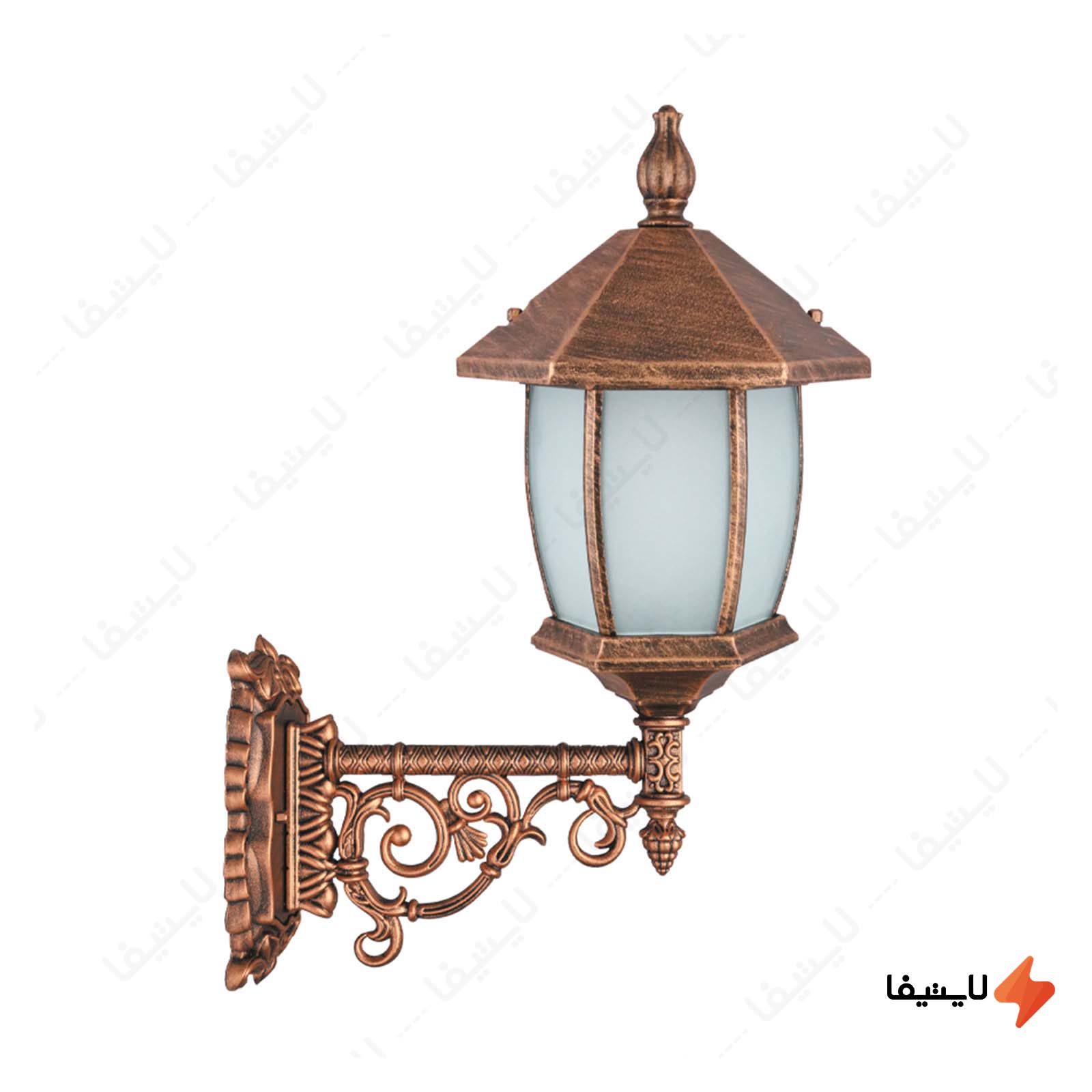 چراغ دیواری پارکی تکشیدفام مدل ویک چراغ-دیواری-پارکی-تکشیدفام-مدل-ویکتوریا-خمره-ای-کد-8105-16