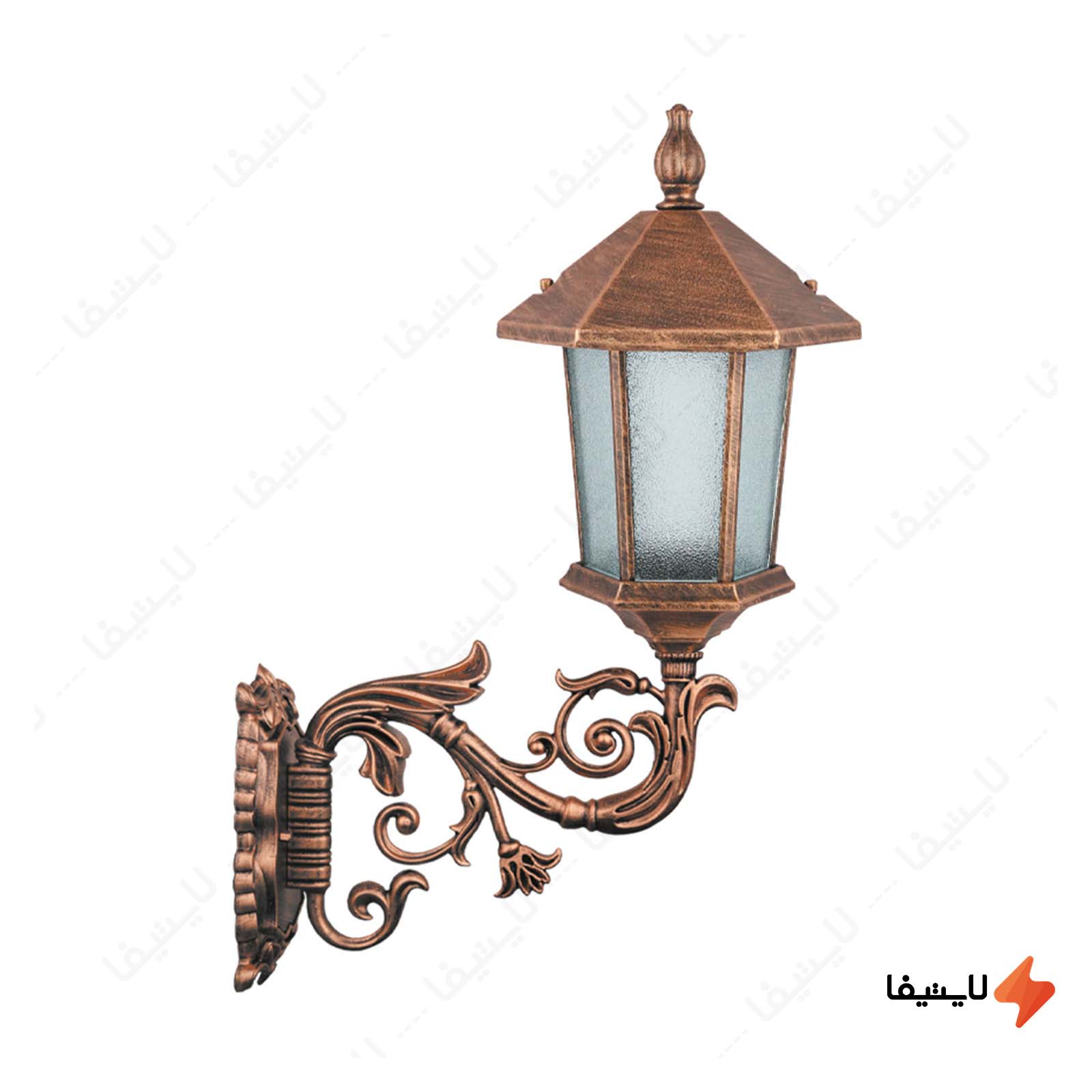 چراغ دیواری پارکی تکشیدفام مدل ویک چراغ-دیواری-پارکی-تکشیدفام-مدل-ویکتوریا-کد-7504-16