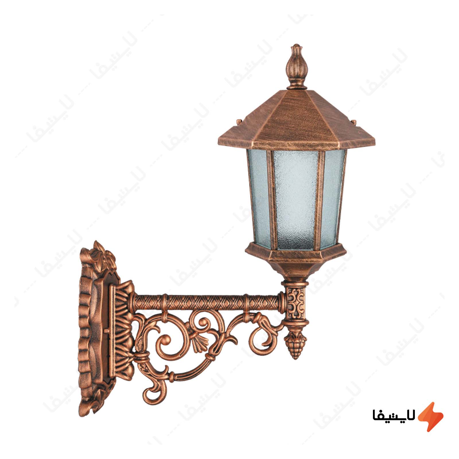 چراغ دیواری پارکی تکشیدفام مدل ویک چراغ-دیواری-پارکی-تکشیدفام-مدل-ویکتوریا-کد-7505-16