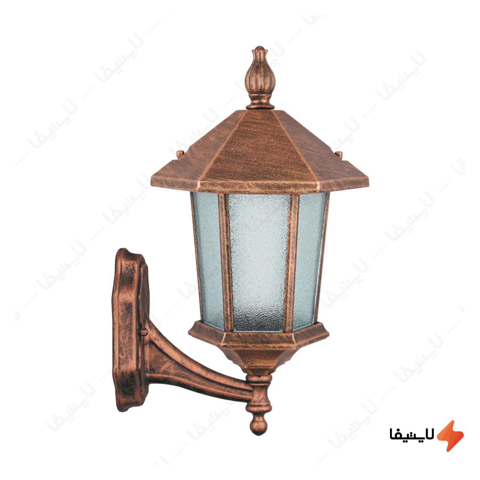 چراغ دیواری پارکی تکشیدفام مدل ویک چراغ-دیواری-پارکی-تکشیدفام-مدل-ویکتوریا-کد-7506-16