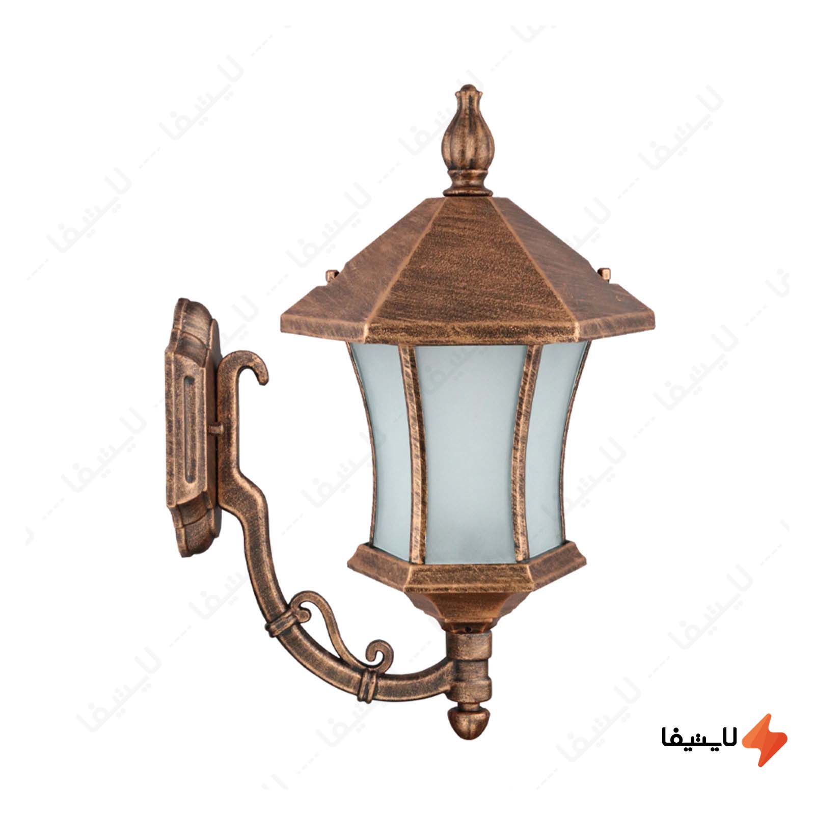 چراغ دیواری پارکی تکشیدفام مدل ویک چراغ-دیواری-پارکی-تکشیدفام-مدل-ویکتوریا-کمرباریک-کد-8201-16
