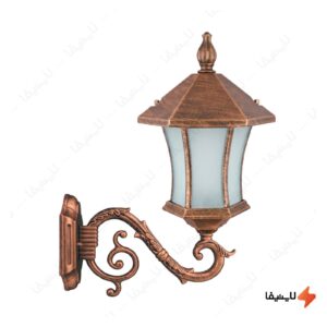 چراغ-دیواری-پارکی-تکشیدفام-مدل-ویکتوریا-کمرباریک-کد-8202-16