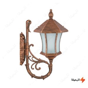 چراغ-دیواری-پارکی-تکشیدفام-مدل-ویکتوریا-کمرباریک-کد-8203-16