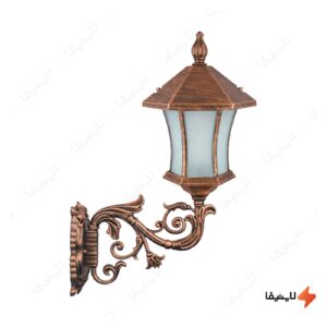 چراغ-دیواری-پارکی-تکشیدفام-مدل-ویکتوریا-کمرباریک-کد-8204-16