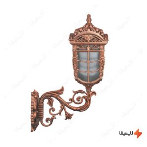 چراغ-دیواری-پارکی-تکشیدفام-مدل-پادرا-کد-8904-16