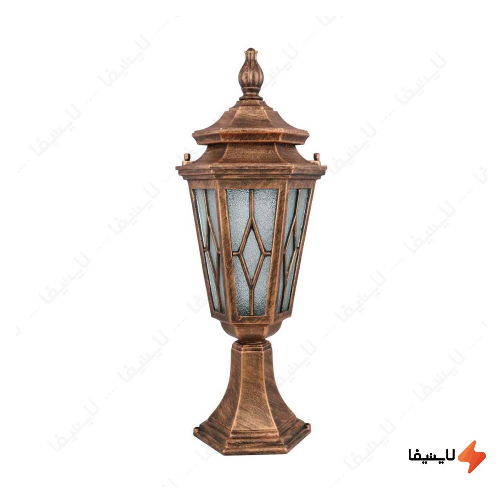 چراغ سردری حیاطی و پارکی تکشیدفام م چراغ-سردری-حیاطی-و-پارکی-تکشیدفام-مدل-معبد-ویسپر-کد-7410C