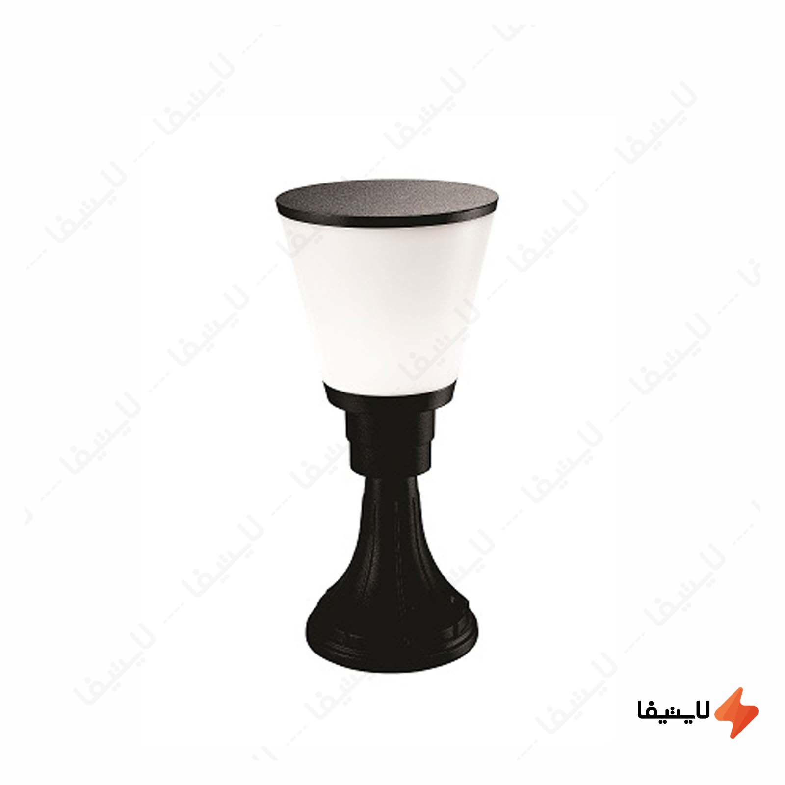 چراغ سرستونی گرد سرپیچ E27 فاین الکت چراغ-سرستونی-گرد-سرپیچ-E27-فاین-الکتریک-FEC-4622-R