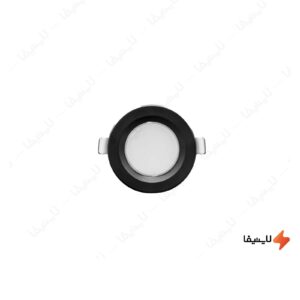 چراغ-سقفی-35-وات-توکار-قطر-5-آلتون-رای-بدنه-مشکی-طرح-دنیز-AL-DE07