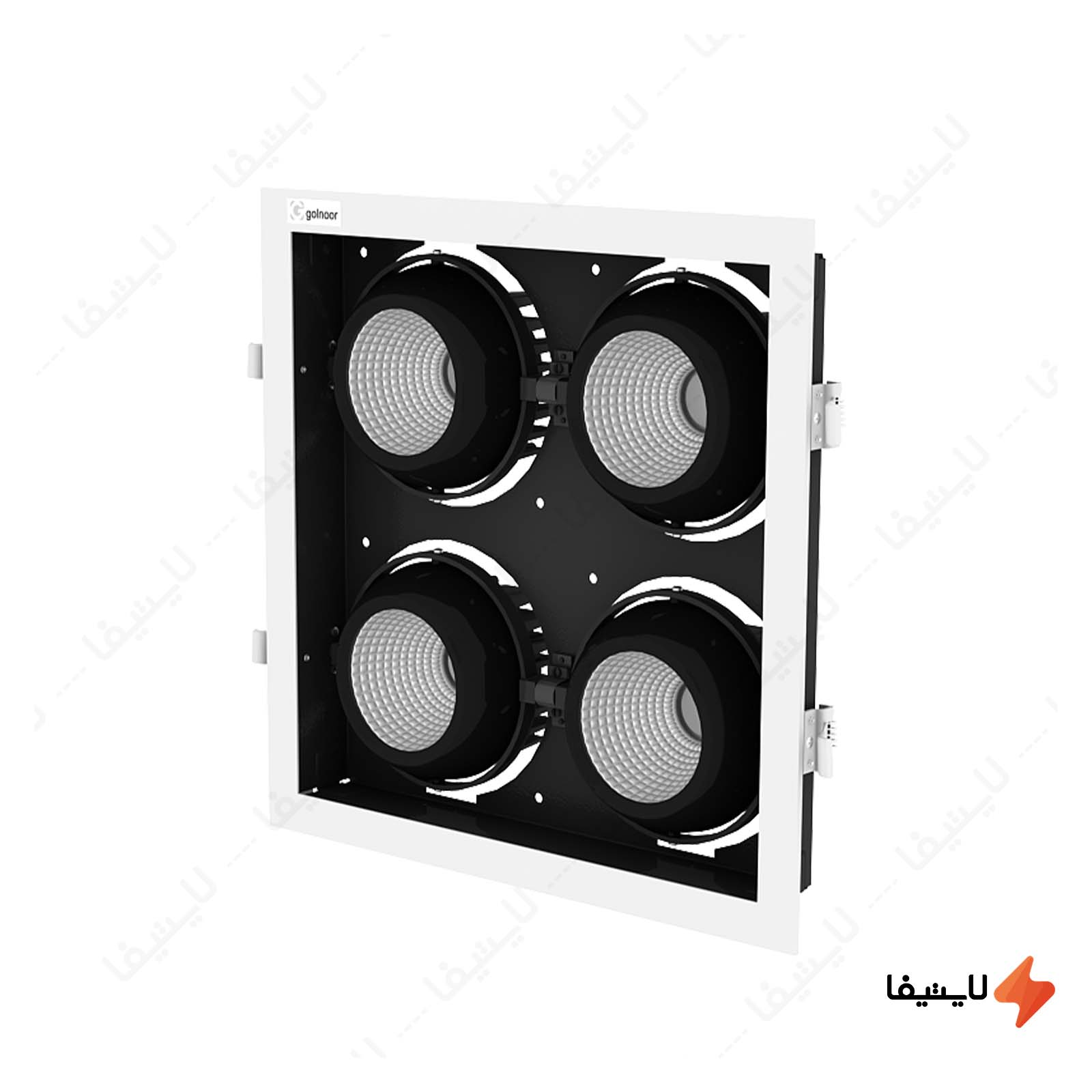 چراغ سقفی ال ای دی توکار 120 وات گلنو چراغ-سقفی-ال-ای-دی-توکار-120-وات-گلنور-مدل-پیکسل-4