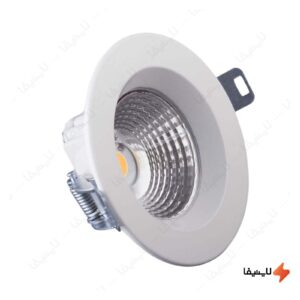 چراغ-سقفی-توکار-10-وات-COB-تولید-نور-مدل-سان-لایت-کد-TLR71CO010