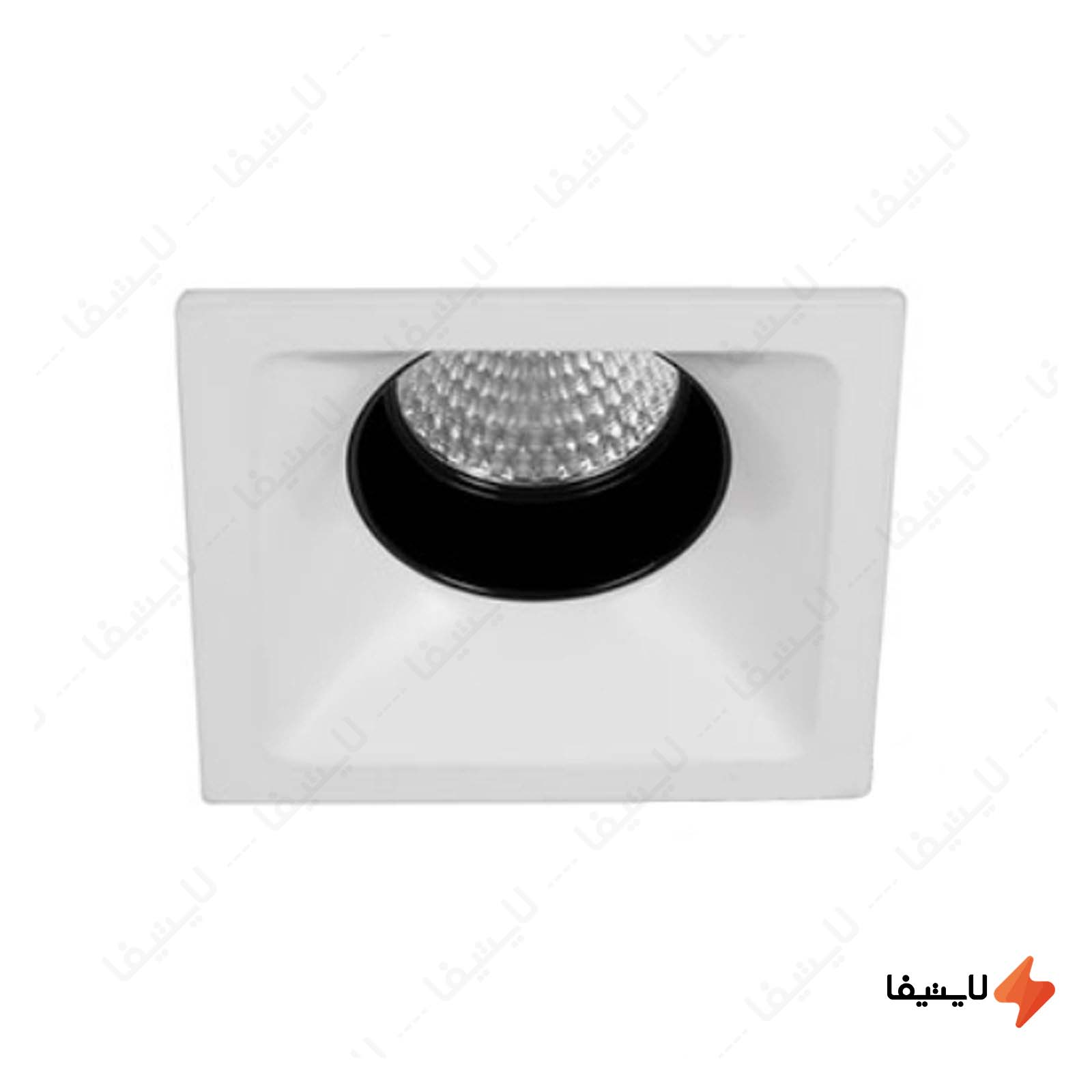 چراغ سقفی توکار 13 وات مربع مازی نور چراغ-سقفی-توکار-10-وات-برش-10-در-10-سانتیمتر-مازی-نور-مدل-دانلایت-آرتمیس-مربع