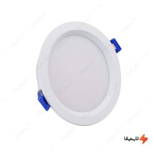 چراغ-سقفی-توکار-12-وات-تولید-نور-مدل-مونلایت-گرد-کد-TLR84BP012