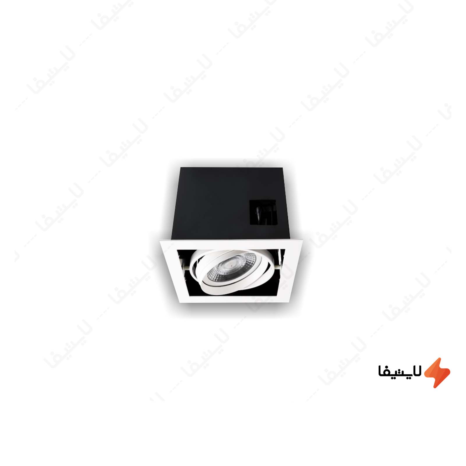 چراغ سقفی توکار 25 وات شعاع پارس مدل چراغ-سقفی-توکار-25-وات-شعاع-پارس-مدل-SP-MZ111-1-25W