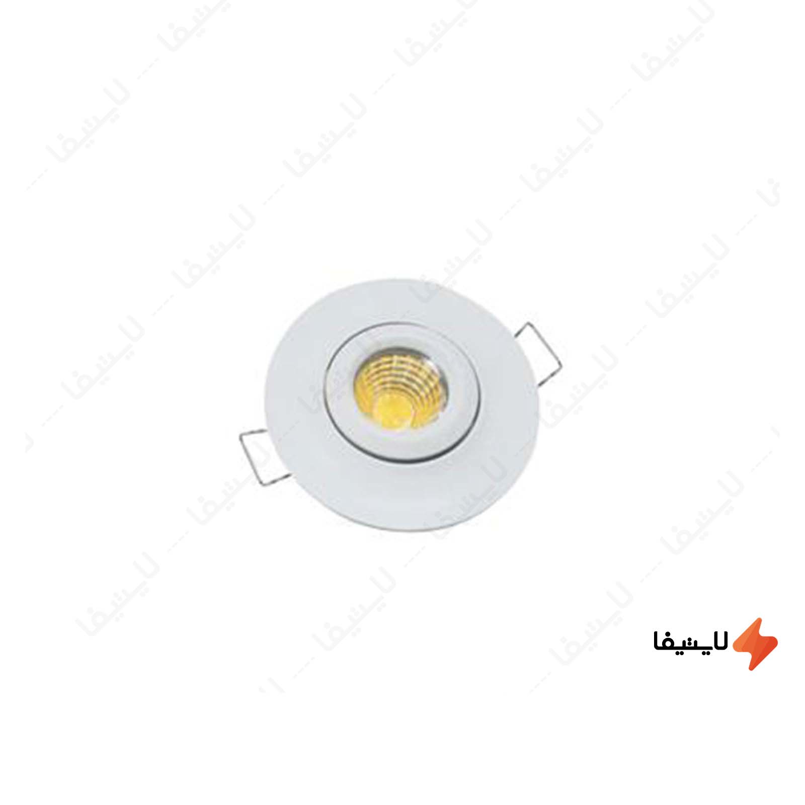 چراغ چشمی متحرک گرد 3 وات ای دی سی چراغ-سقفی-توکار-چشمی-متحرک-گرد-3-وات-ای-دی-سی