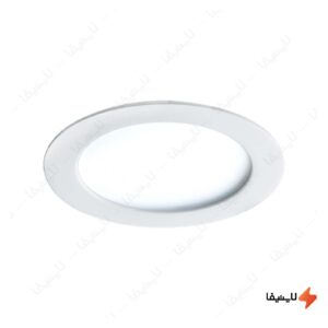 چراغ-سقفی-توکار-گرد-19-وات-مازی-نور-مدل-دانلایت-دیانا-دهانه-15-سانتی