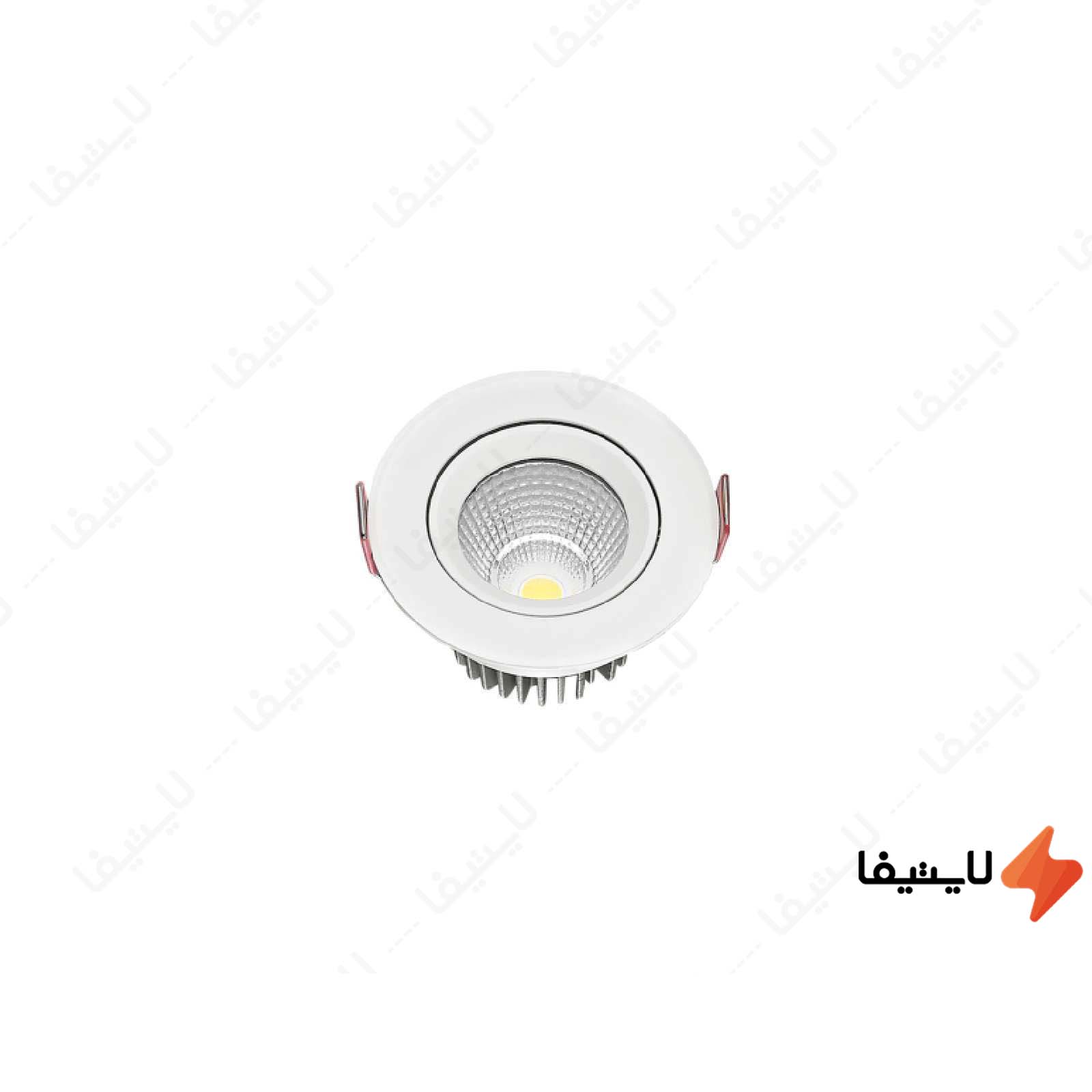 چراغ سقفی توکار گرد متحرک 7 وات مدل C چراغ-سقفی-توکار-گرد-متحرک-7-وات-پارس-شعاع-توس-مدل-COB