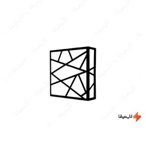 چراغ-سقفی-مدرن-مربعی-هاتو-مدل-مثلثی-2525T