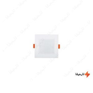 چراغ-سقفی-مربع-توکار-7-وات-پارس-شعاع-توس-مدل-سولاریس