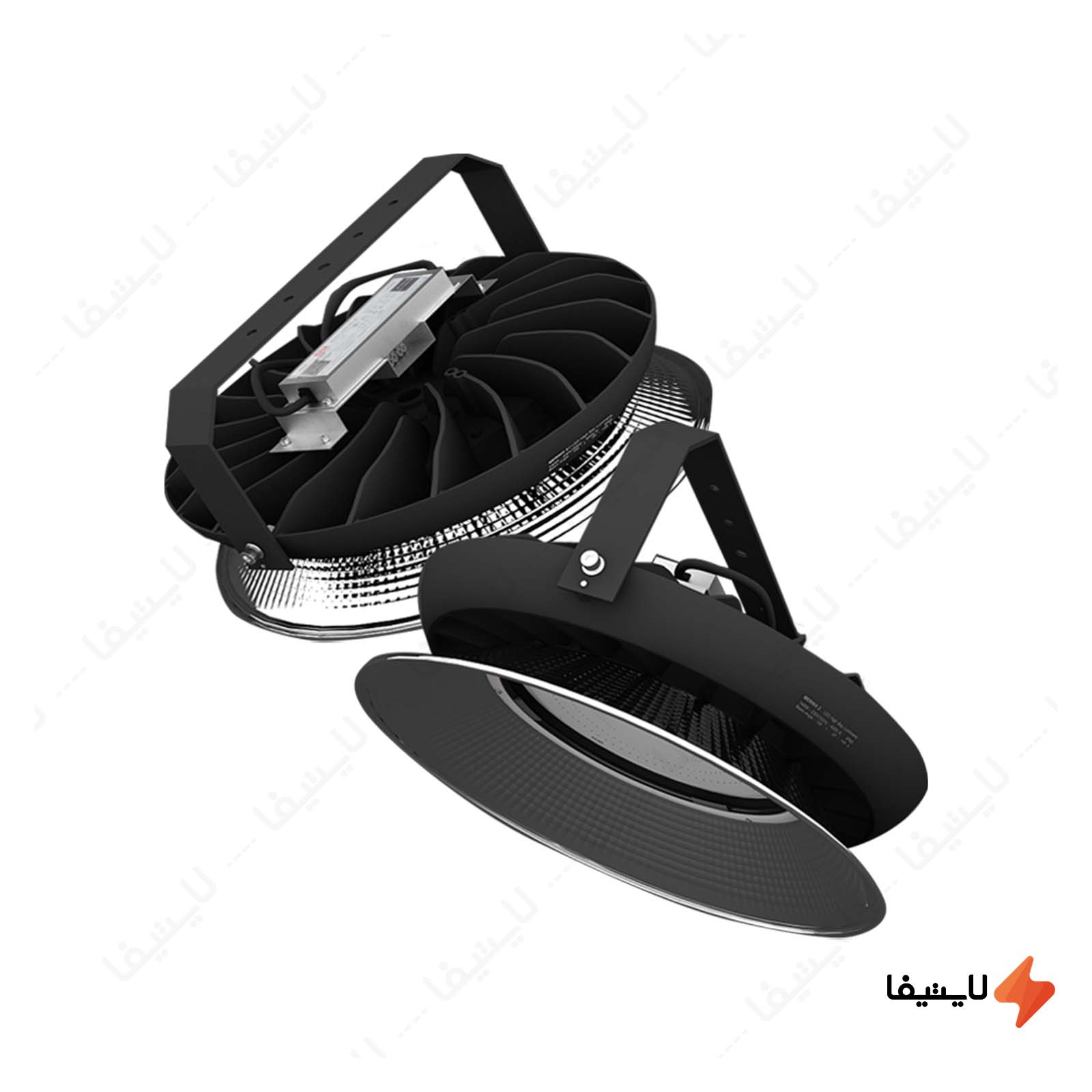 چراغ سقفی کارگاهی 200 وات LED گلنور مد چراغ-سقفی-کارگاهی-200-وات-LED-گلنور-مدل-مریخ-2