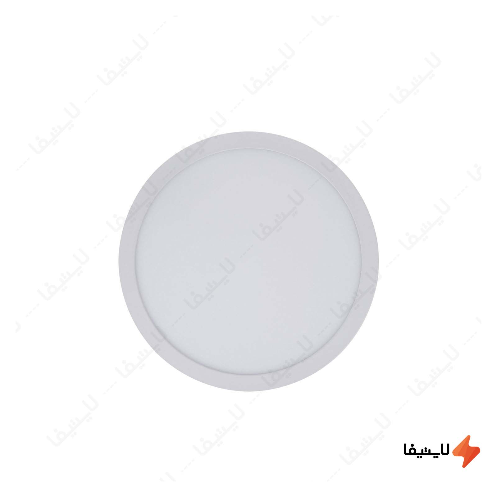 چراغ پنل سقفی گرد روکار 12 وات با قطر چراغ-سقفی-گرد-12-وات-روکار-قطر-15-ال-ای-دی-یکتا-افروز