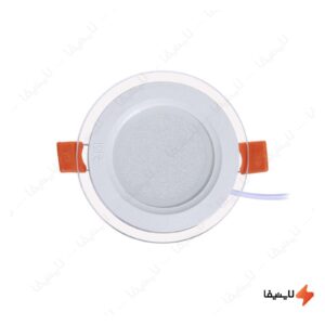 چراغ-سقفی-گرد-توکار-7-وات-LED-مدل-گلاریس-پارس-شعاع-توس