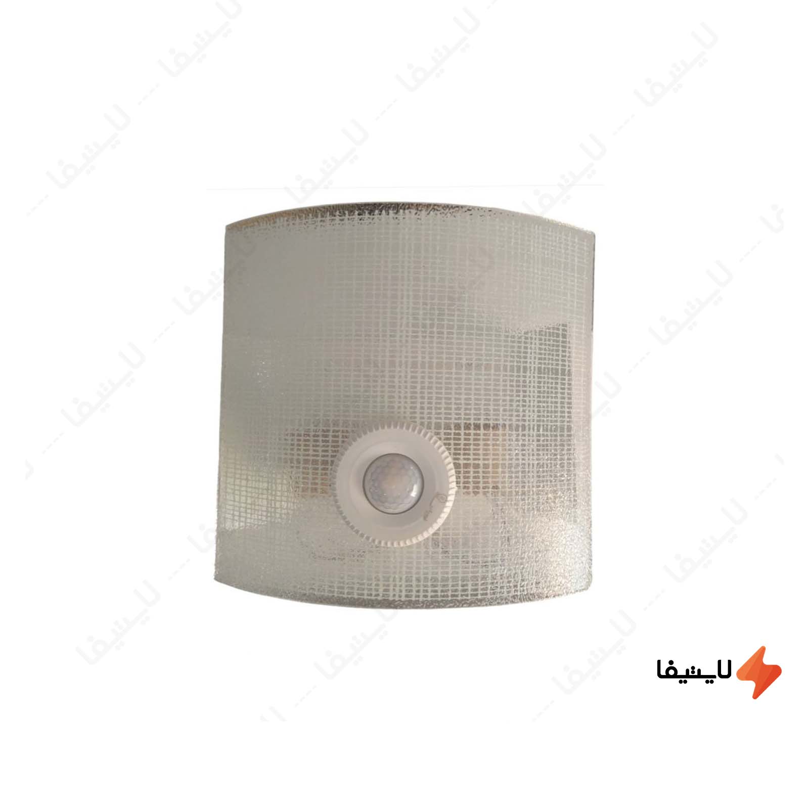 چراغ سنسوردار دیواری روکار شیشه ای چراغ-سنسوردار-دیواری-روکار-شیشه-ای-160-درجه-نوراس