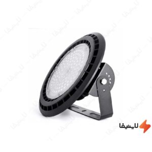 چراغ-صنعتی-لنزدار-100-وات-آذر-طیف-سری-بتا-براکت