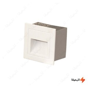 چراغ-کنار-پله-مربع-توکار-3-وات-فاین-الکتریک-FEC-3001