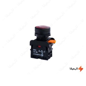 کلید-فشاری-استپ-110-ولت-چراغ‌دار-فلزی-رعد