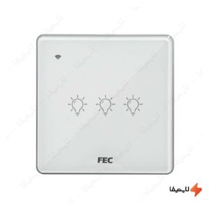 کلید-لمسی-سه-پل-هوشمند-فاین-الکتریک-مدل-FEC-SW-03