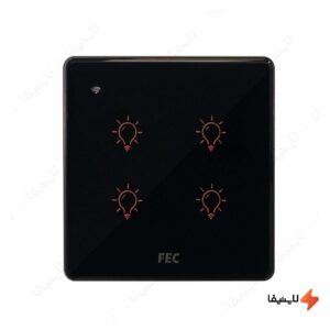 کلید-لمسی-چهار-پل-هوشمند-فاین-الکتریک-مدل-FEC-SW-04