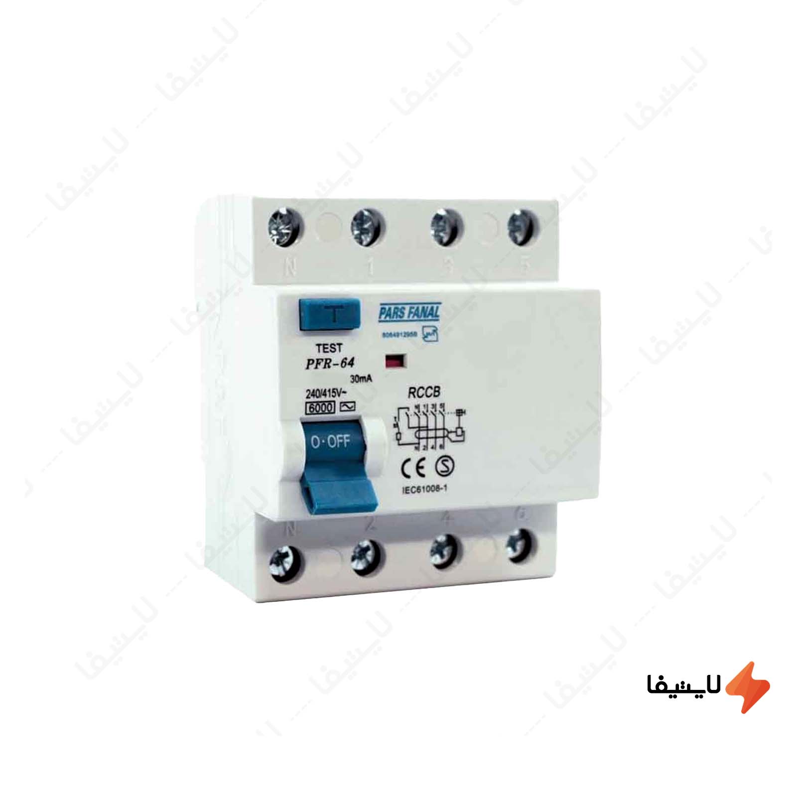 کلید-محافظ-جان-چهار-پل-40-آمپر-پارس-فانال-مدل-PFR-4P-40A-6K-30mA@LIGHTIFA.jpg کلید-محافظ-جان-چهار-پل-40-آمپر-پارس-فانال-مدل-PFR-4P-40A-6K-30mA