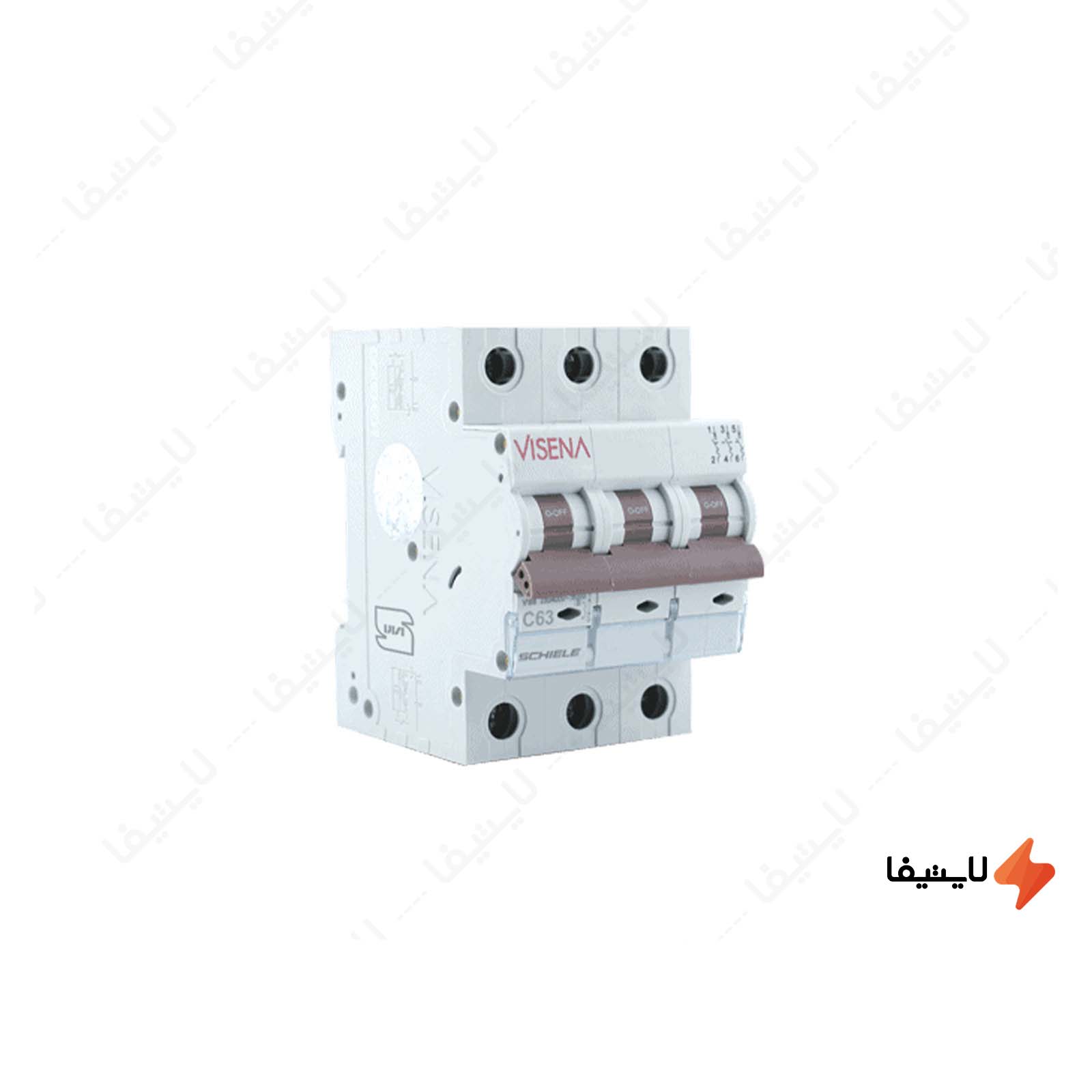 کلید مینیاتوری سه پل 63 آمپر مدل VS6-3C6 کلید-مینیاتوری-سه-پل-63-آمپر-مدل-VS6-3C63-ویسنا