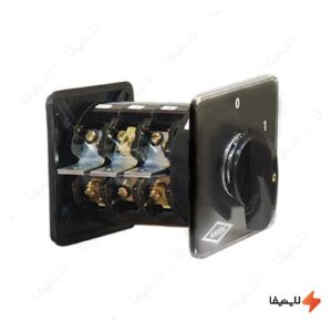 کلید-گردان-سه-فاز-و-نول-یک-طرفه-25-آمپر-الکترو-کاوه-کد-2504