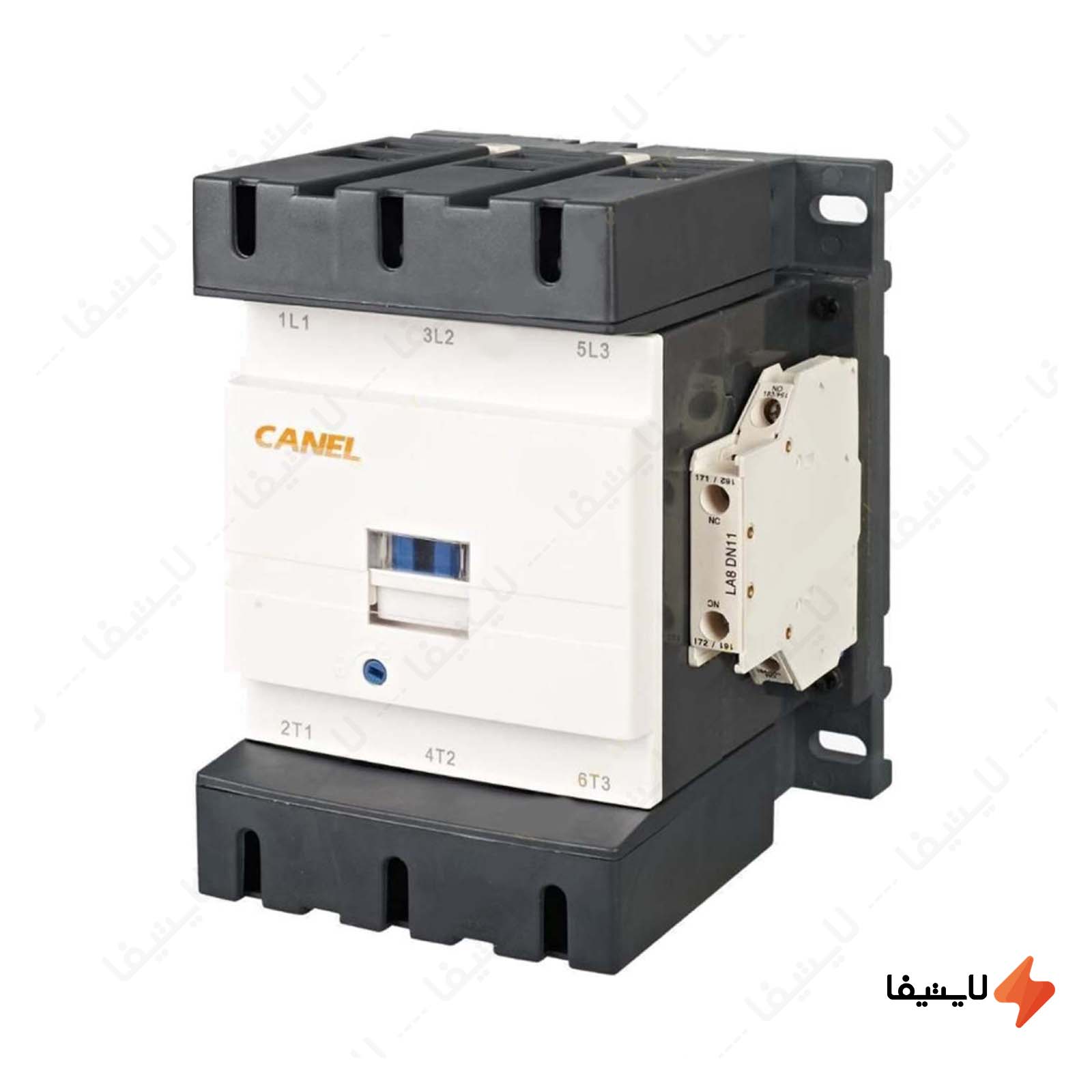 کنتاکتور 95 آمپر با کنتاکت جانبی لنا کنتاکتور-95-آمپر-با-کنتاکت-جانبی-کانل-مدل-XPC-95A95B11