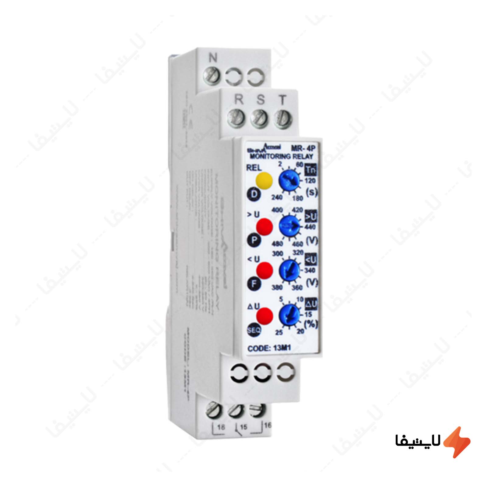 کنترل فاز با نول سری M مدل MR-4P کد 13M1 ش کنترل-فاز-با-نول-سری-M-مدل-MR-4P-کد-13M1-شیوا-امواج