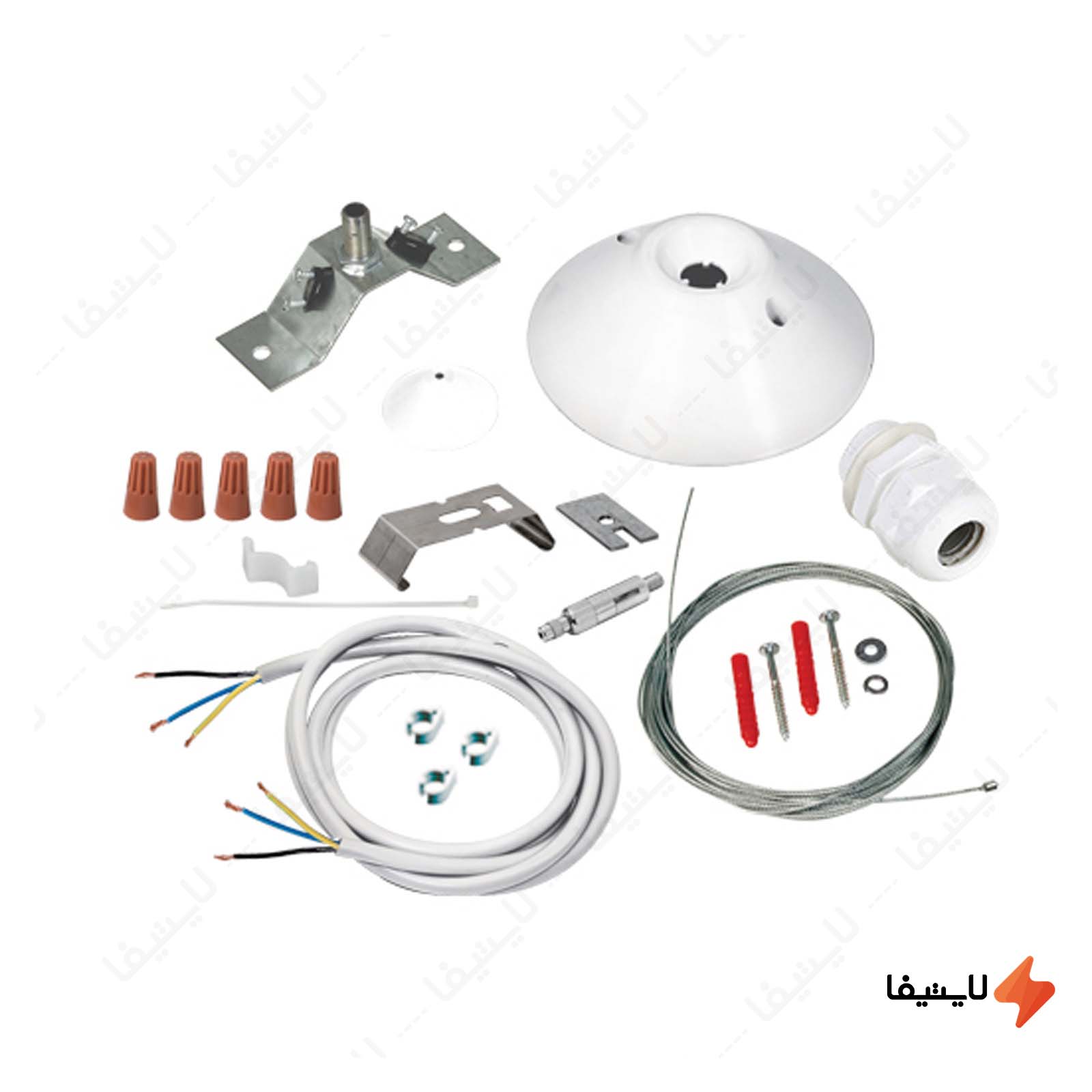 کیت آویز اتصالات الکتریکی اینیفینی کیت-آویز-اتصالات-الکتریکی-اینیفینیتی-C-مازی-نور-کد-440CKSU5-W
