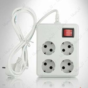 چهارخانه-مربع-ارت-دار-نیکان-با-کابل-3-متری-بهداد-الکتریک