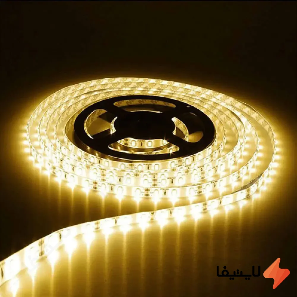 ریسه-2835-پشت-چسب-دار-تک-لاین-12-ولت-تراکم-120-سایروکس-5-متری@LIGHTIFA.webp ریسه 2835 پشت چسب دار تک لاین 12 ولت تراکم 120 سایروکس 5 متری - Image 1