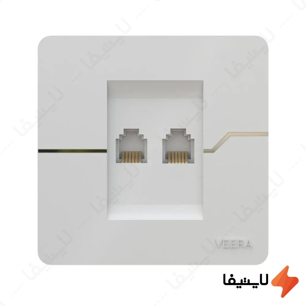 سوکت-شبکه-CAT6-دو-پورت-ویرا-مدل-T2@LIGHTIFA.webp سوکت شبکه CAT6 دو پورت ویرا مدل T2 - Image 1