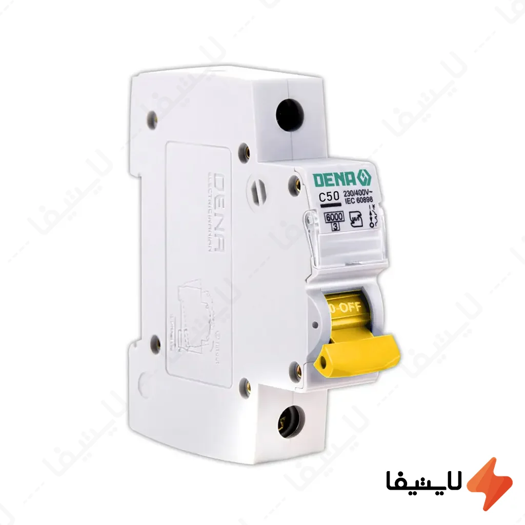 فیوز-مینیاتوری-یک-پل-50-آمپر-دنا-الکتریک-مدل-C50-6K-1P@LIGHTIFA.webp فیوز مینیاتوری یک پل 50 آمپر دنا الکتریک مدل C50-6K-1P - Image 1
