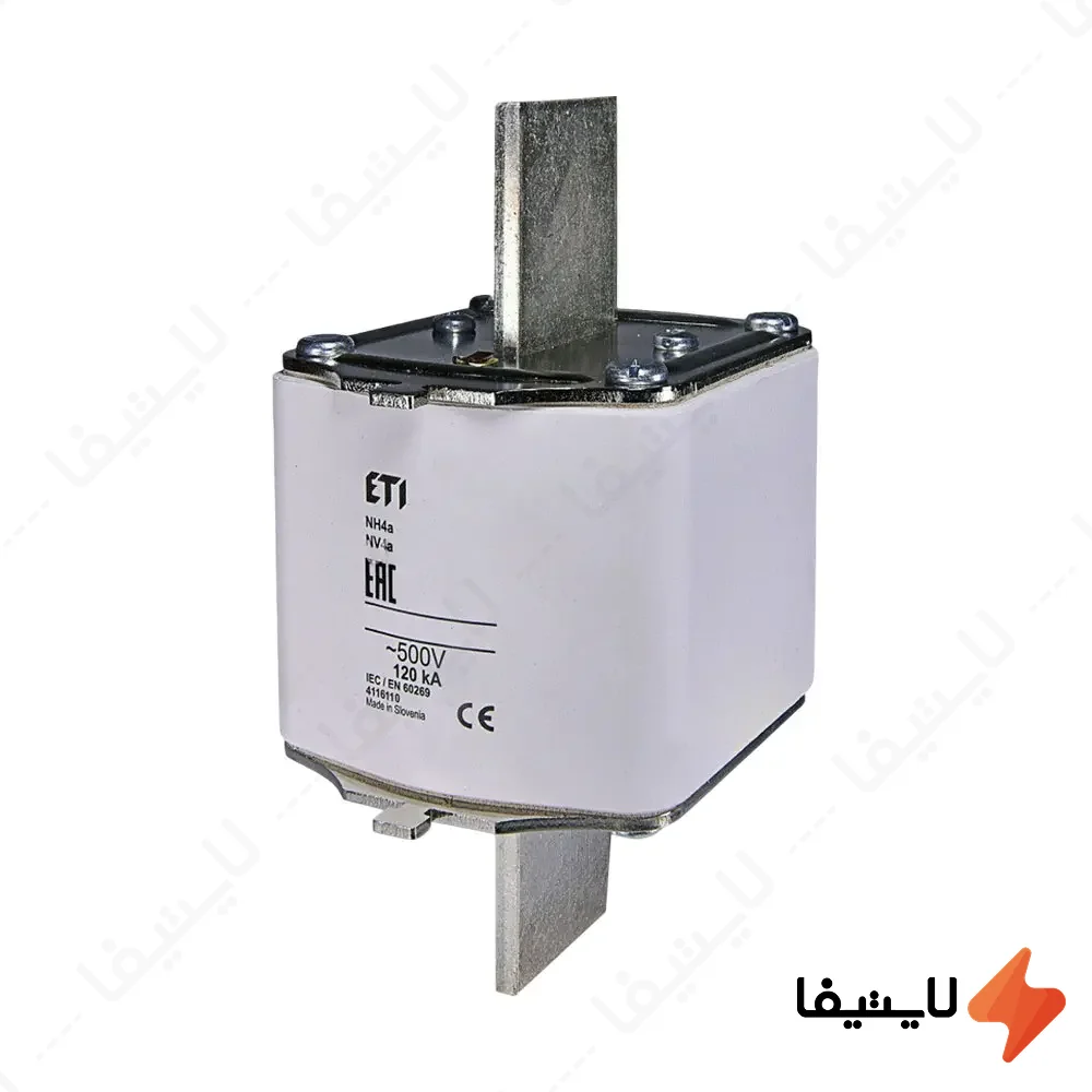فیوز-کاردی-1250-آمپر-ETI-سری-NHNV-4a@LIGHTIFA.webp فیوز کاردی 1250 آمپر ETI سری NH/NV 4a - Image 1