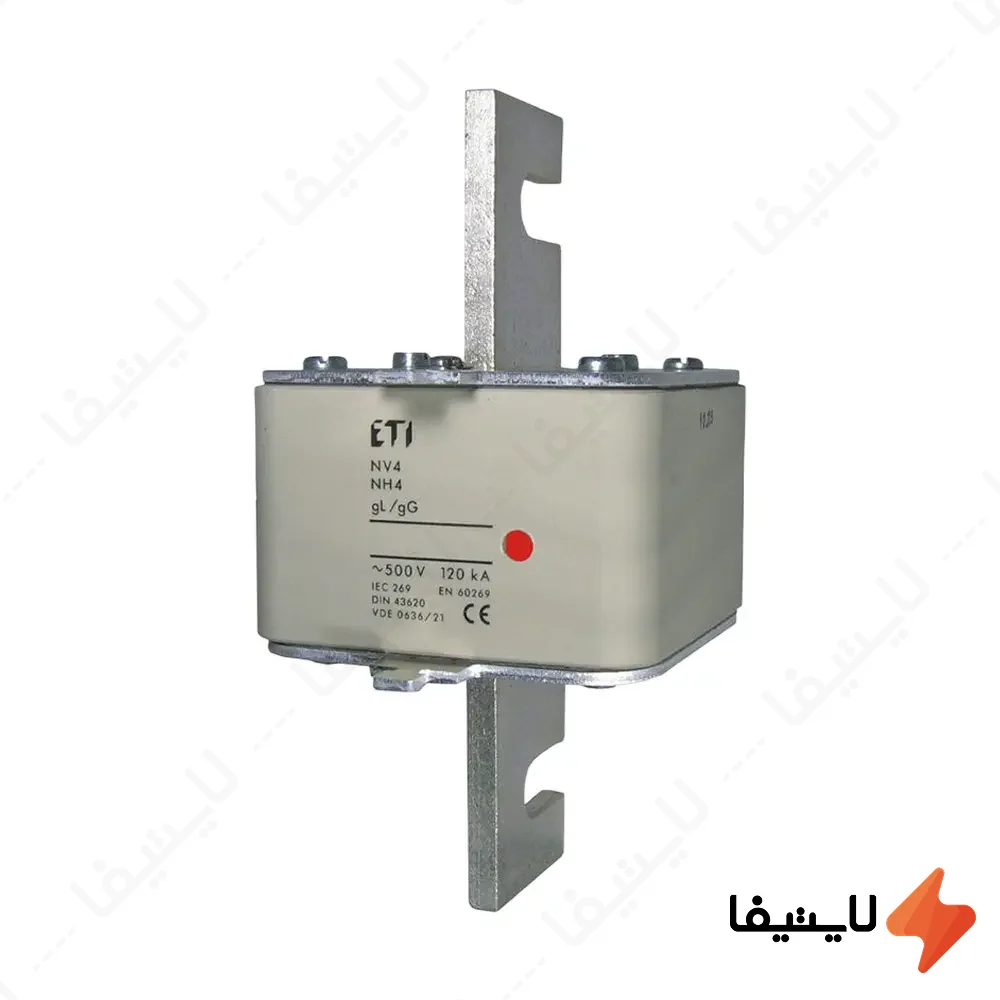 فیوز-کاردی-با-نشانگر-1250-آمپر-ETI-سری-NHNV-4@LIGHTIFA.webp فیوز کاردی با نشانگر 1250 آمپر ETI سری NH/NV 4 - Image 1