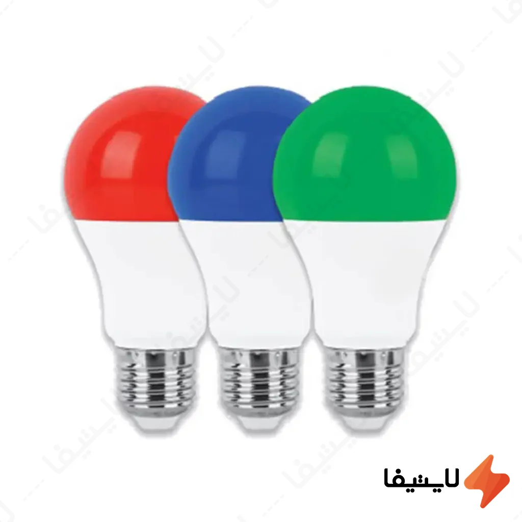 لامپ-ال-ای-دی-حبابی-9-وات-E27-رنگی-پارس-شوان@LIGHTIFA.webp لامپ ال ای دی حبابی 9 وات E27 رنگی پارس شوان - Image 1