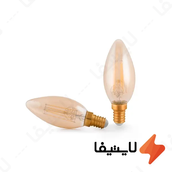 لامپ-شمعی-5-وات-شعاع-پارس-مدل-SP-C35-5W-Gold@LIGHTIFA.webp لامپ شمعی 5 وات شعاع پارس مدل SP-C35-5W Gold - Image 1