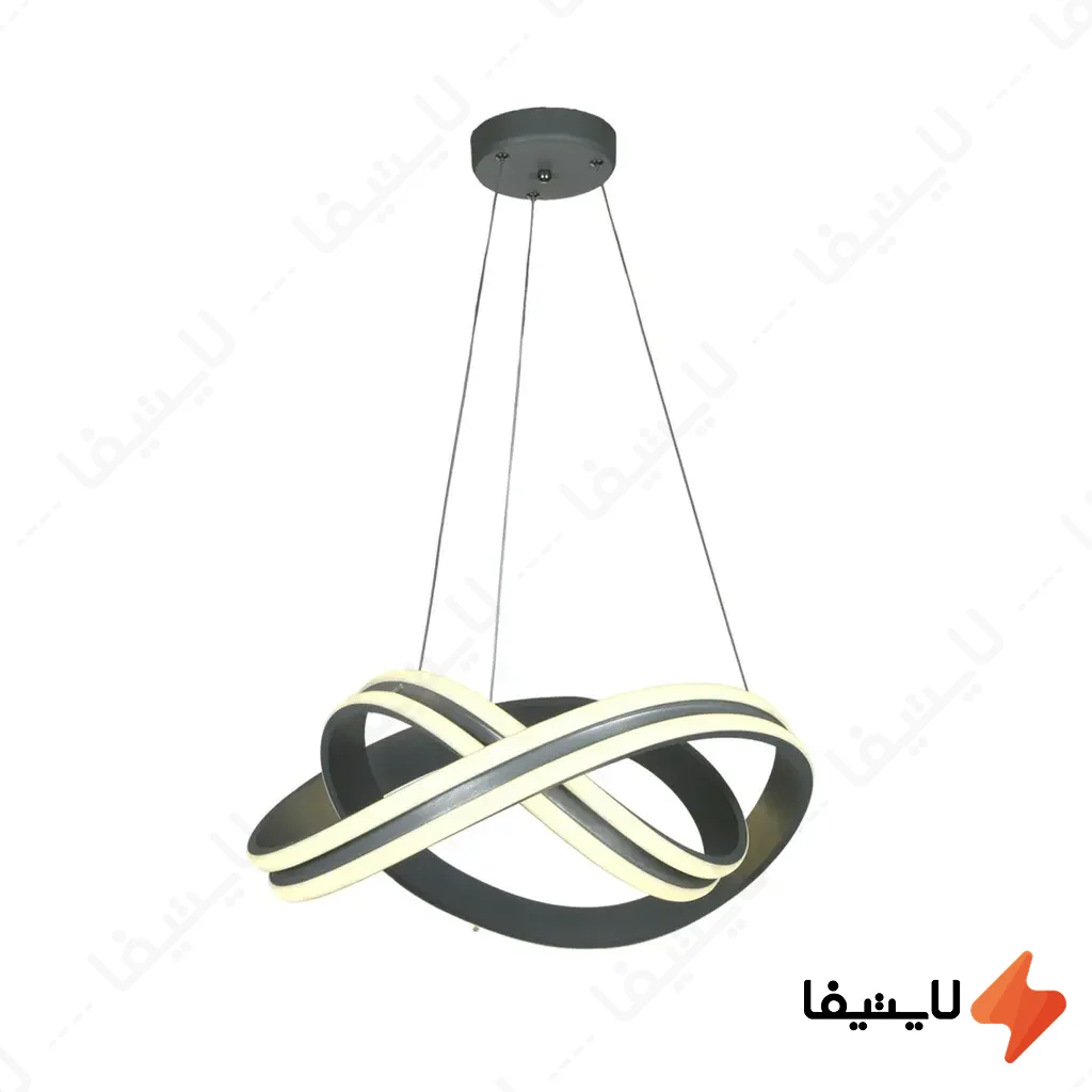 لوستر-مدرن-چشمه-نور-مدل-A6399T-طوسی@LIGHTIFA.webp لوستر مدرن چشمه نور مدل A6399/T طوسی - Image 1