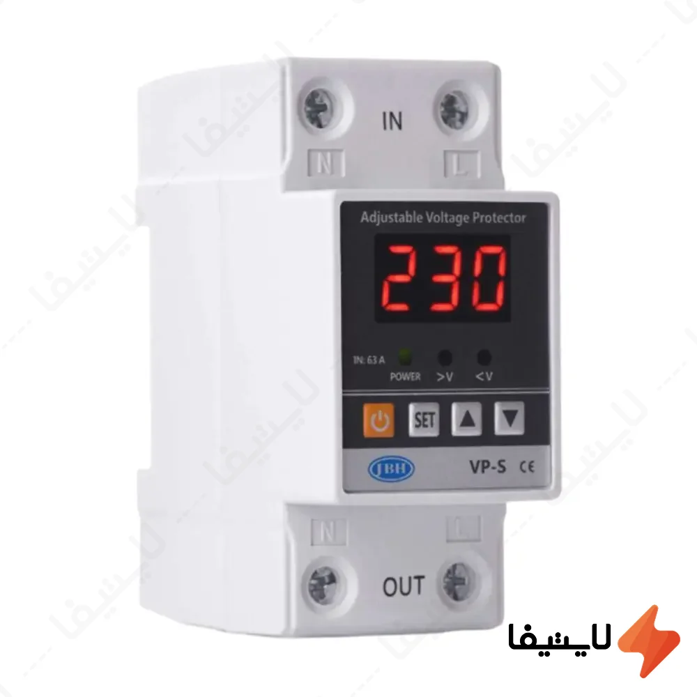 محافظ-ولتاژ-تکفاز-63-آمپر-JBH-مدل-VP-S-کد-P22063A1@LIGHTIFA.webp محافظ ولتاژ تکفاز 63 آمپر JBH مدل VP-S کد P22063A1 - Image 1